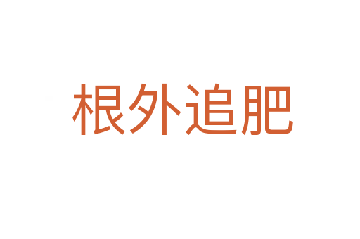 根外追肥