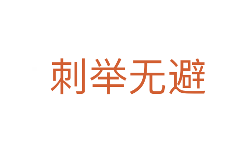 刺举无避