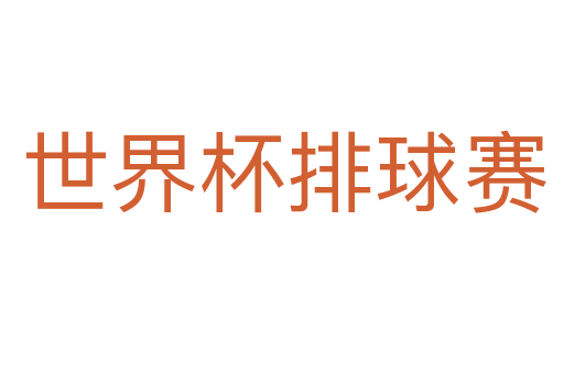 世界杯排球赛
