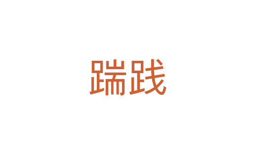 踹践