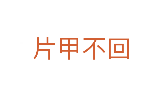 片甲不回