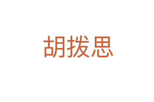 胡拨思
