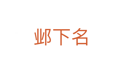 邺下名