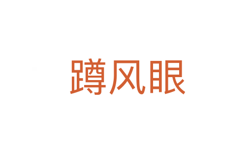 蹲风眼