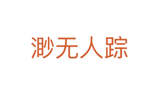 渺无人踪