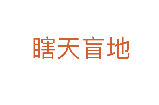 瞎天盲地
