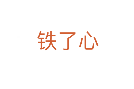 铁了心