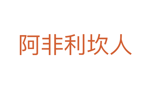 阿非利坎人