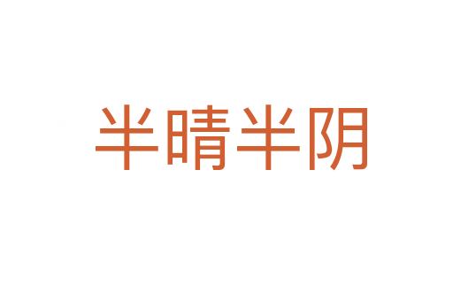 半晴半阴