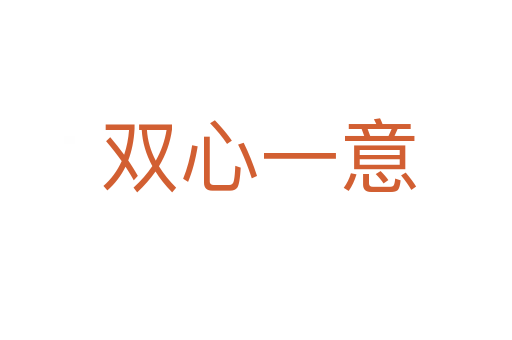 双心一意