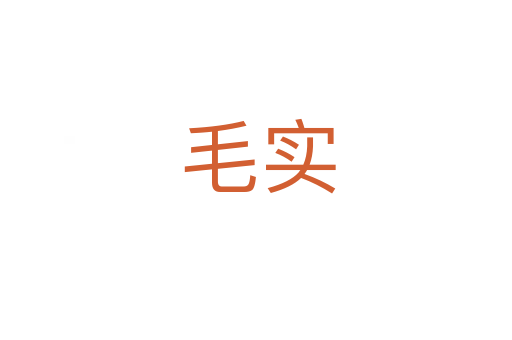 毛实