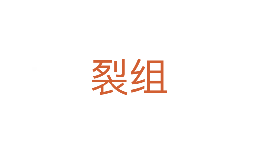 裂组