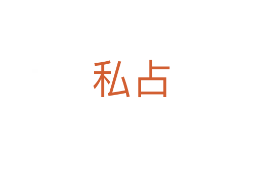 私占