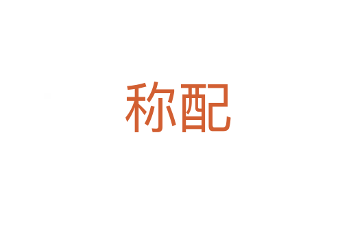 称配