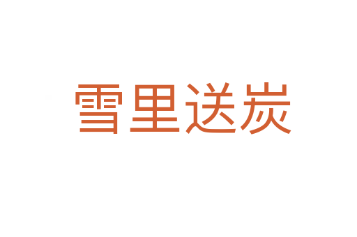 雪里送炭