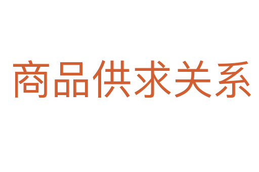 商品供求关系