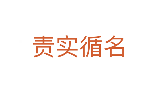 责实循名