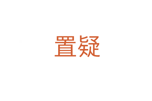 置疑