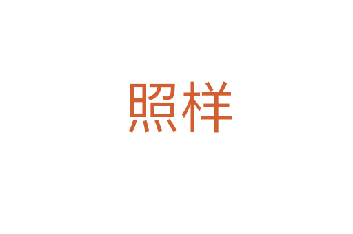 照样