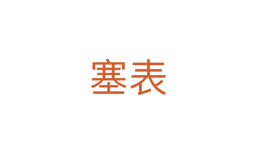 塞表