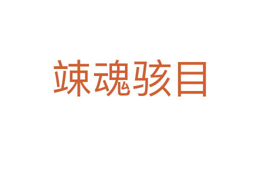 竦魂骇目