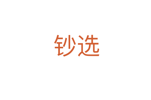 钞选