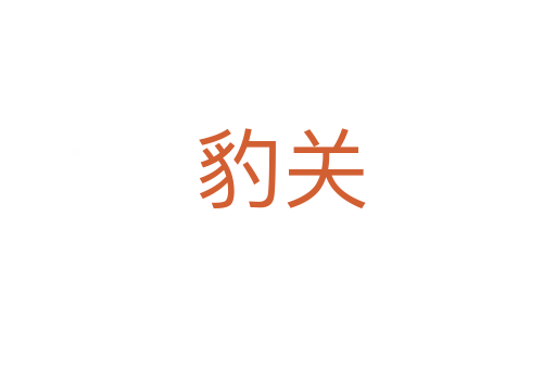 豹关