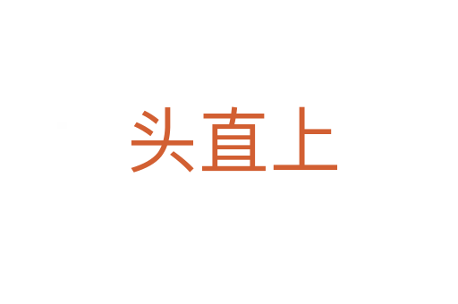 头直上