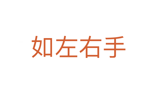 如左右手