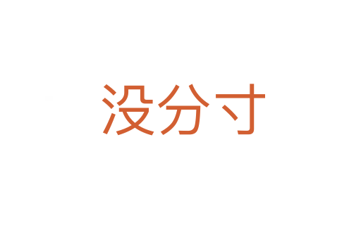 没分寸