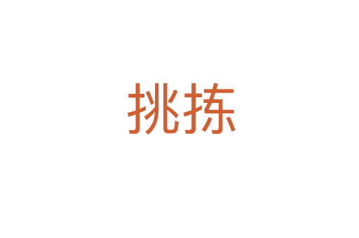 挑拣
