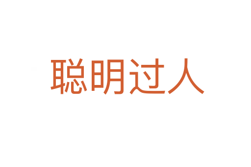 聪明过人