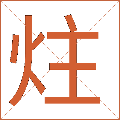 炷